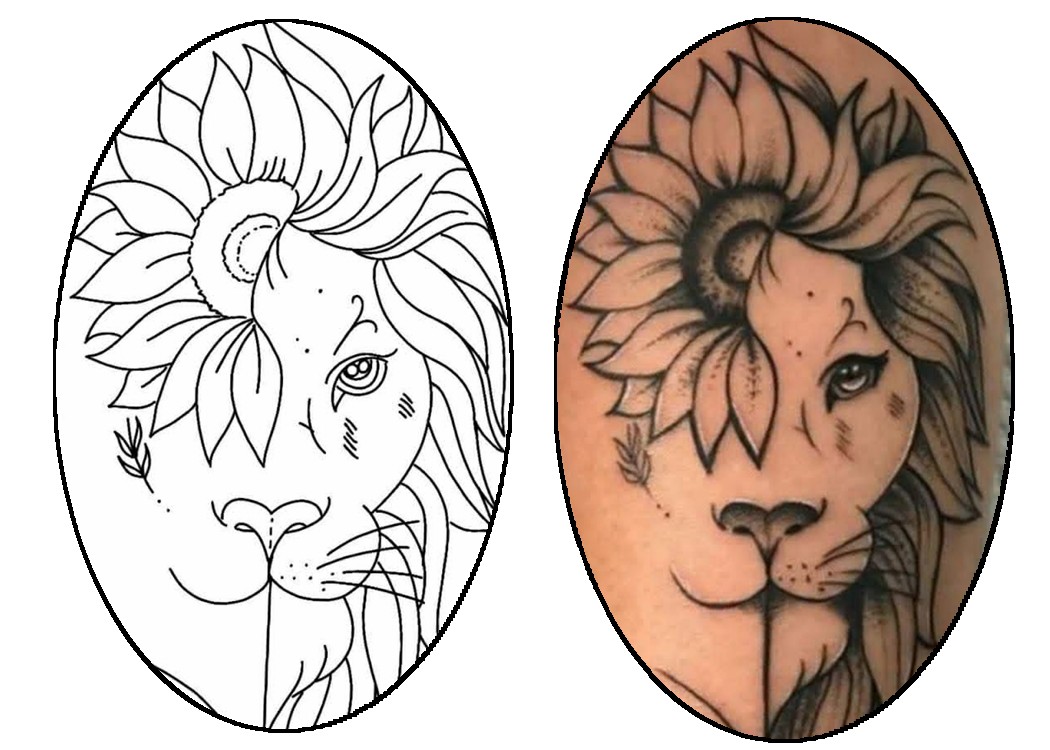 Custom tattoo design by Rhouse Tattoo in Snydersville PA